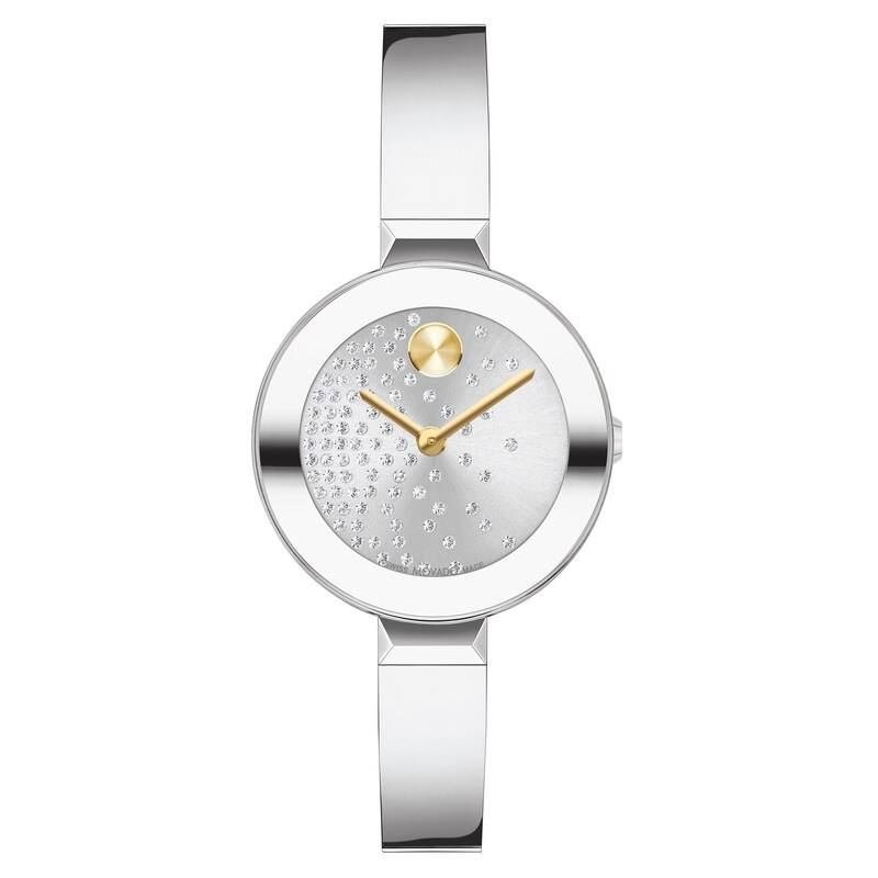 Ladies’ Round Dial Watch – Polished Bezel